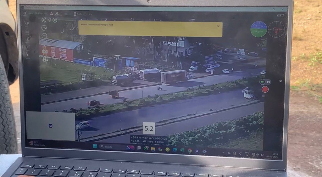 Tethered Surveillance Drone System view 1